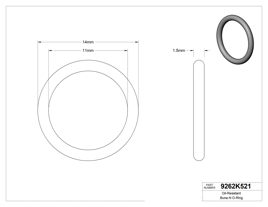 Technical drawing - 9262K521